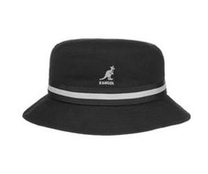 Chapeau en Coton Stripe Lahinch by Kangol noir L (58-59 cm)
