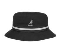 Chapeau en Coton Stripe Lahinch by Kangol noir S (54-55 cm)