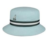 Kangol Bob Stripe Lahinch – Chapeau en coton, ruban gros grain, unisexe – M (56-57 cm) Vert menthe