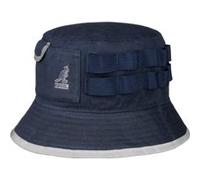 Chapeau en Coton Waxed Utility Bucket by Kangol bleu foncé L (58-59 cm)