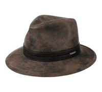 Chapeau en Cuir Jacky Pigskin by Stetson marron S (54-55 cm)