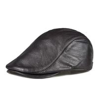 Chapeau en Cuir pour Homme, béret d'hiver Chaud avec Protection des Oreilles, Style « Dad Hat »
