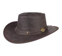 Chapeau en Cuir Springbrook by Scippis marron M (56-57 cm)
