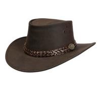 Chapeau en Cuir Wallaroo by Scippis marron L (58-59 cm)