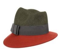 Chapeau en Feutre Asym Twotone by Lierys olive-rouille One Size
