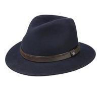 Chapeau en Feutre de Laine Sargent by Lierys bleu foncé XL (60-61 cm)