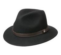 Chapeau en Feutre de Laine Sargent by Lierys noir XL (60-61 cm)