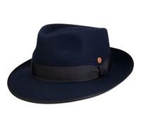 Chapeau en Feutre de Poil Mio Bogart by Mayser bleu foncé S (54-55 cm)