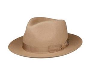 Chapeau en Feutre de Poil Moncaster by JJ Hats beige S (54-55 cm)