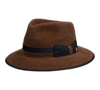 Chapeau en Feutre de Poil Twotone by Lierys Gold marron S (54-55 cm)