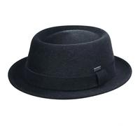 Chapeau en feutre Kangol Polished Porkpie Bleu M