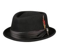 Chapeau en Feutre Stout Pork Pie by Brixton noir XL (61-62 cm)