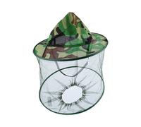 Chapeau en filet anti-moustiques pour la pêche en plein air,protection qualifiée ale,équation d'insectes,chapeau en maille verde,casquette solaire pour l'apiculture - Type camouflage