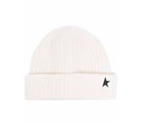 Chapeau en laine avec etoile BIANCO S