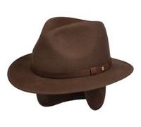 Chapeau en Laine avec Oreillettes Dest by Stetson marron XXL (62-63 cm)
