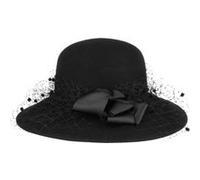 Chapeau en Laine avec Voilette Palica by Lierys noir One Size