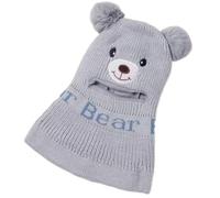 Chapeau En Laine Créatif Pour Enfants, Chapeau Tricoté De Dessin Animé Mignon, Chapeau Coupe-Vent Pour Enfants, Protection Des Oreilles, Chapeau Chaud 1 Pièce