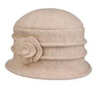 Chapeau en Laine Foulée Beata by Seeberger beige clair One Size
