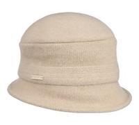 Chapeau en Laine Foulée Fenna by Seeberger beige clair One Size