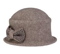 Chapeau en Laine Foulée Manja by Seeberger taupe One Size