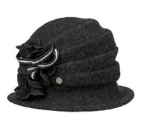 Chapeau en Laine Foulée Miavena by Lierys anthracite One Size