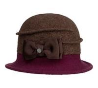 Chapeau en Laine Foulée Oretka by Lierys marron One Size