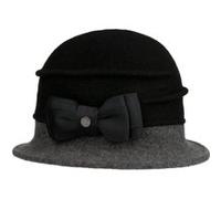 Chapeau en Laine Foulée Oretka by Lierys noir One Size