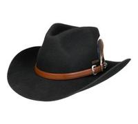 Chapeau en Laine Limington Western by Stetson noir M (56-57 cm)