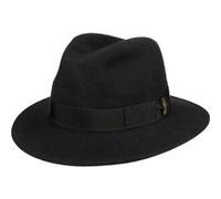 Chapeau en Laine Piemonte Traveller by Borsalino noir 60 cm