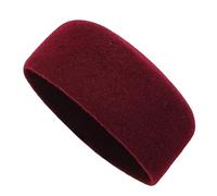 Chapeau en laine respirante, charme culturel unique, couleur unie, convient pour les cérémonies religieuses, styles traditionnels et modernes, rouge vin, Taille unique