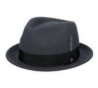 Chapeau en Laine Vencaster Player by Stetson gris foncé L (58-59 cm)