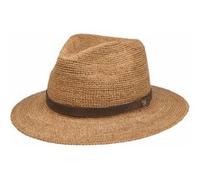 Chapeau en Paille Crochet Rollable by Stetson nature-marron M (56-57 cm)