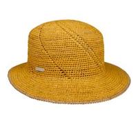 Chapeau en Paille de Raphia Jalima by Seeberger jaune One Size