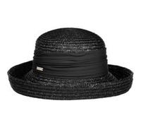 Chapeau en Paille Dilara Uni by Seeberger noir-noir One Size