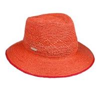 Chapeau en Paille Jalima Traveller by Seeberger corail One Size