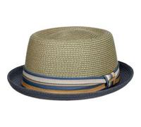 Chapeau en Paille Licano Toyo Pork Pie by Stetson bleu foncé S (54-55 cm)