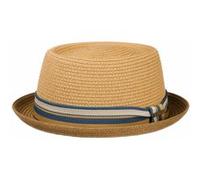 Chapeau en Paille Licano Toyo Pork Pie by Stetson marron L (58-59 cm)