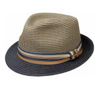 Chapeau en Paille Licano Toyo Trilby by Stetson bleu foncé S (54-55 cm)