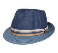 Chapeau en Paille Licano Toyo Trilby by Stetson bleu L (58-59 cm)