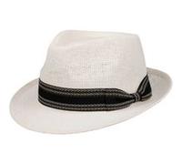 Chapeau en Paille Montreal Trilby by Lipodo blanc M (56-57 cm)