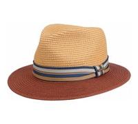 Chapeau en Paille Romaro Toyo by Stetson nature-rouge M (56-57 cm)