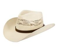 Stetson CHAPEAUSHOP Western Vented Toyo Chapeau Bande en Cuir Unisexe Printemps Ete