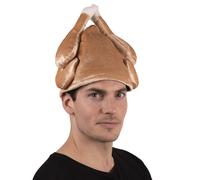 Chapeau en peluche kangourou pour Thanksgiving, dinde r tie, beige