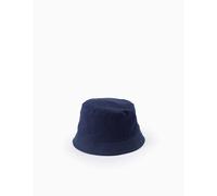 Chapeau en sergé avec attache bleu foncé 45CM (18M)