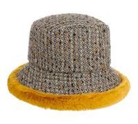 Chapeau en Tissu Clarinda Bucket by Lierys moutarde One Size