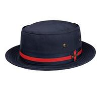 Chapeau en Tissu Classic Band Pork Pie by Stetson bleu foncé L (58-59 cm)