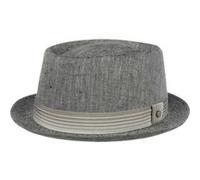 Chapeau en Tissu Herringbone Pork Pie by Lierys gris S (54-55 cm)