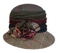 Chapeau en Tissu Vedelia by GREVI beige-moucheté One Size
