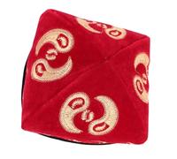 Chapeau en velours confortable et réglable unisexe brodé culturel chinois pour les amateurs de mode et de tradition, chapeau de costume national, rouge vif, 57/58 cm