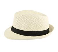 Chapeau Enfant-Nyls Création-Chapeau Paille Enfant Beige Mylko 6 a 11 ans - Beige
